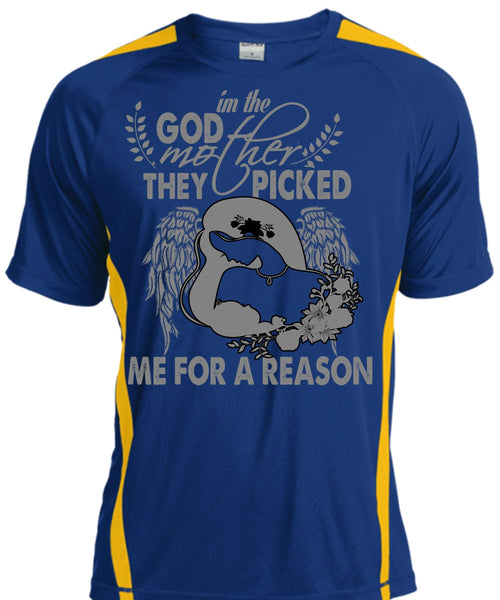 I'm The Godmother T Shirt, They Picked Me For A Reason T Shirt, Cool Shirt
