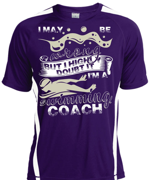 I'm A Swimming Coach T Shirt, Being A Swimmer T Shirt, Cool Shirt