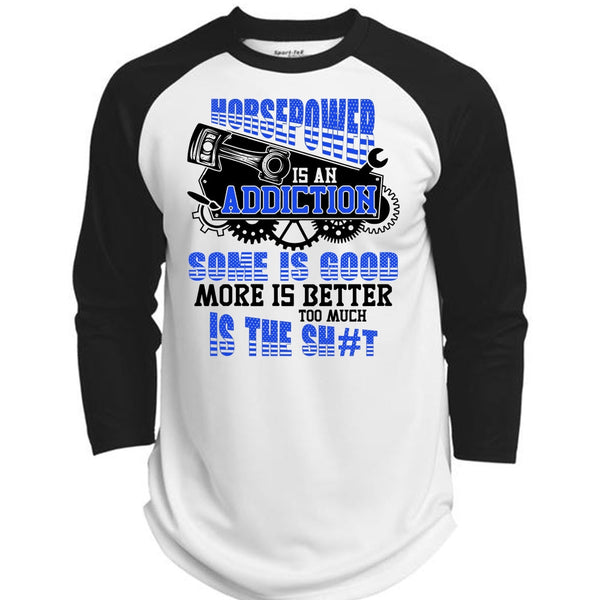 A black t-shirt with the shopify logo