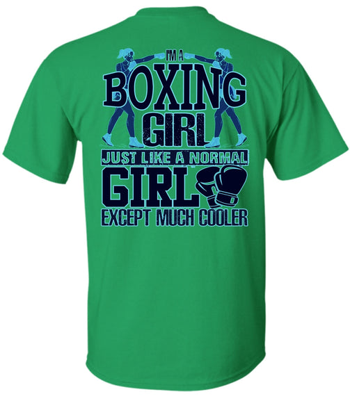 I'm A Boxing Girl T Shirt, I Love Boxer T Shirt