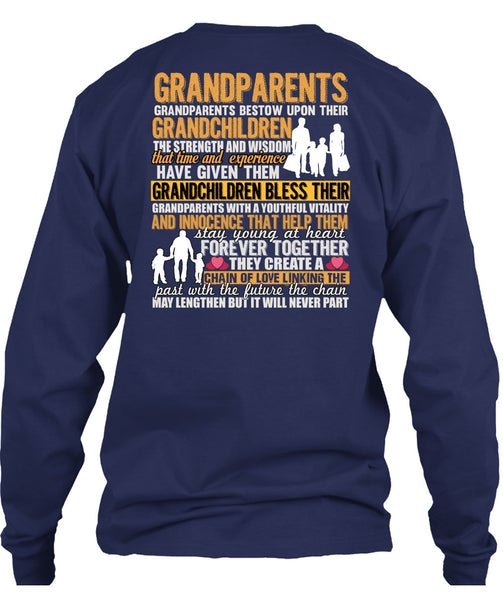 Grandparents Bestow Upon Their Grandchildren T Shirt, I Love Grandkid T Shirt