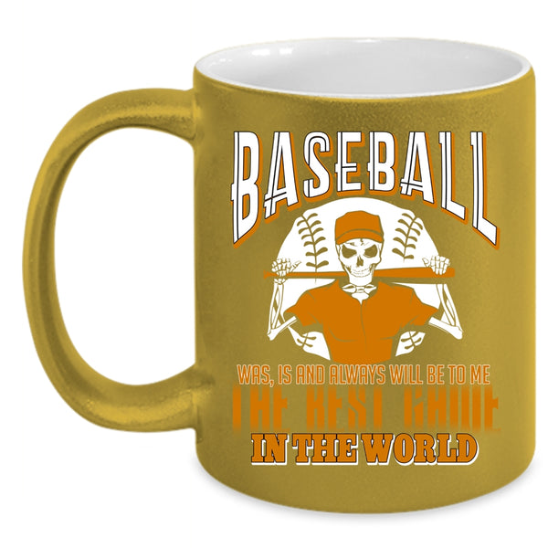 Baseball Is The Best Game In The World Coffee Mug, Sport Coffee Cup