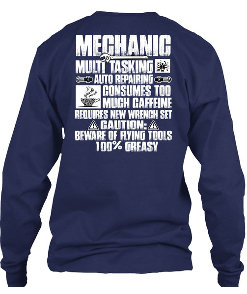 Mechanic Multitasking T Shirt, Much Caffeine T Shirt