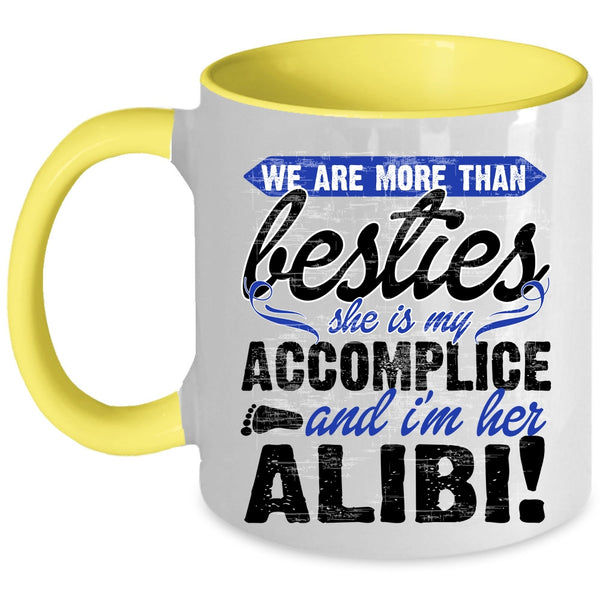 Just Married Coffee Mug, She Is My Accomplice Accent Mug