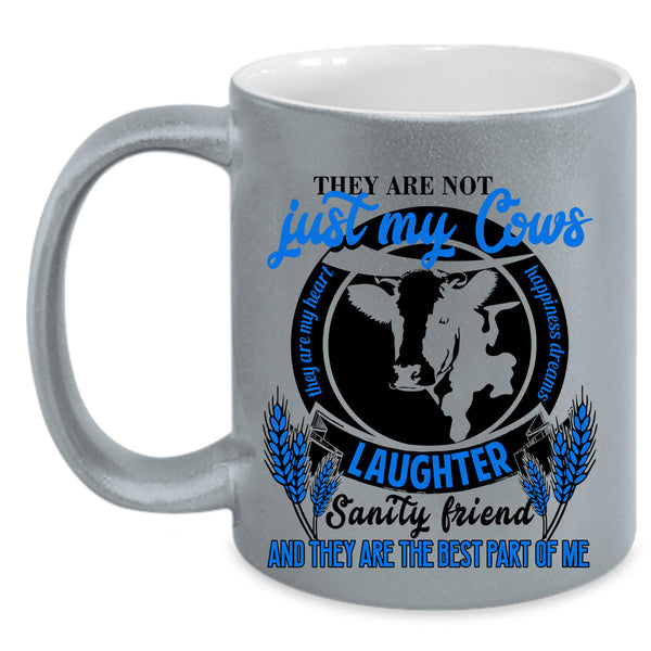 They Are My Heart Coffee Mug, They Are Not Just My Cows Accent Mug