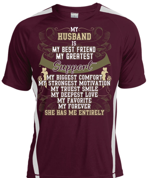 My Husband Is My Best Friend T Shirt, My Truest Smile T Shirt, Cool Shirt