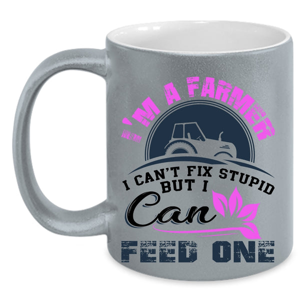 Cute Farmer Coffee Mug, I'm A Farmer Accent Mug