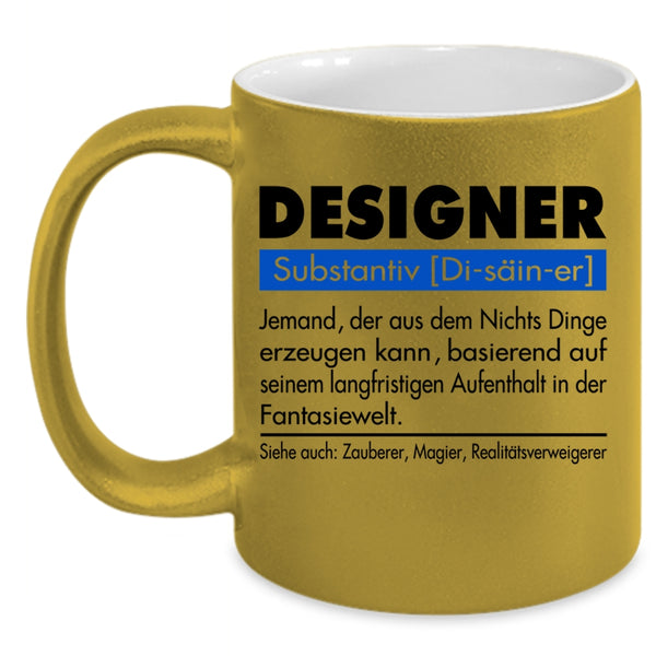 Cool Gift For Designer Coffee Mug, Designer Accent Mug