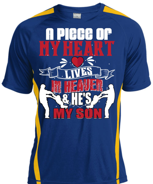 My Heart Lives In Heaven T Shirt, He's My son T Shirt, Cool Shirt
