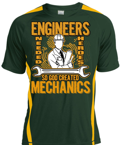 God Created Mechanics T Shirt, I Love Mechanic T Shirt, Cool Shirt