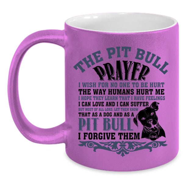 Awesome Pit Bull Coffee Mug, The Pit Bull Prayer Accent Mug