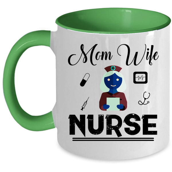 Cute Grandma Coffee Mug, The Best Mom Get Promoted To Grandma Accent Mug