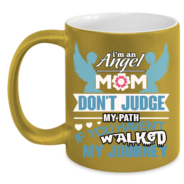 I'm An Angel Mom Coffee Mug, Cute Gift For Mom Coffee Cup