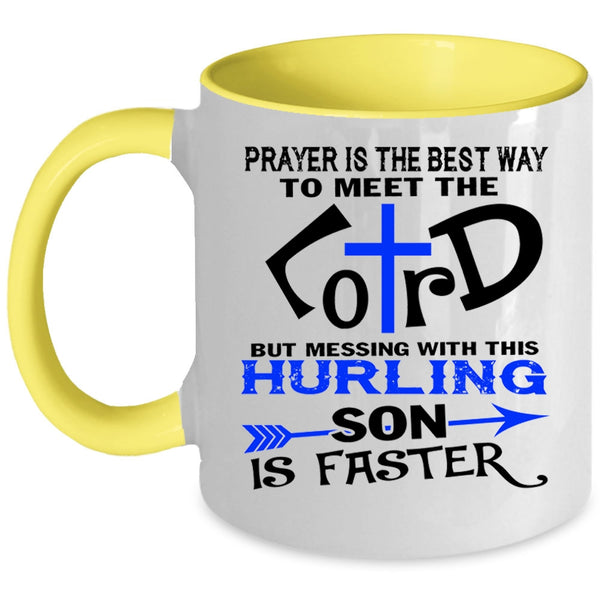 Awesome Hurling Son Coffee Mug, Don't Mess With This Hurling Son Accent Mug