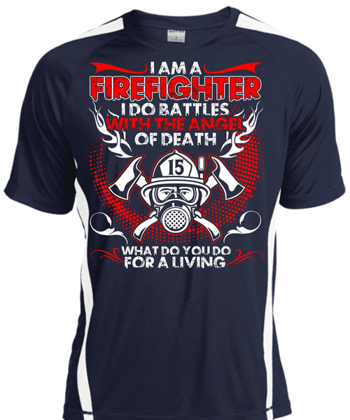 I Am A Firefighter T Shirt, The Angel Of Death T Shirt, Cool Shirt