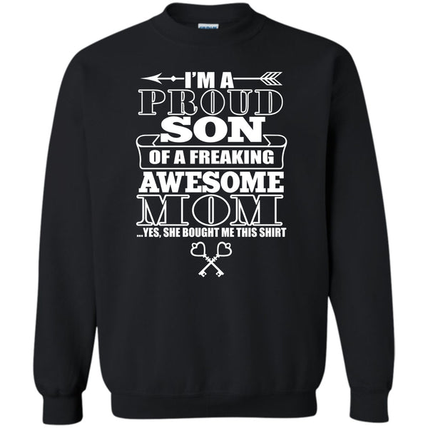 A black t-shirt with the shopify logo