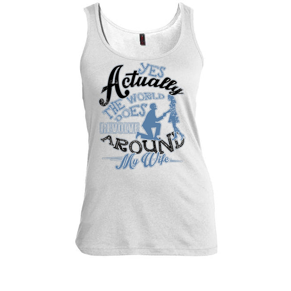 Revolve Around My Wife T Shirt, Coolest Husband Ever Tank Top