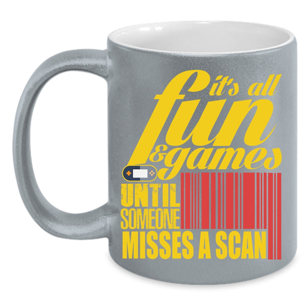 It's All Fun And Games Coffee Mug, I Love Games Coffee Cup