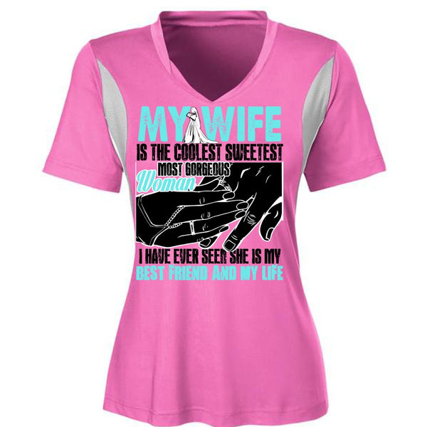 My Wife Is The Coolest T Shirt, I Love My Wife T Shirt, Awesome T-Shirts