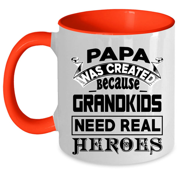 Awesome Gift For Papa Coffee Mug, Papa Accent Mug
