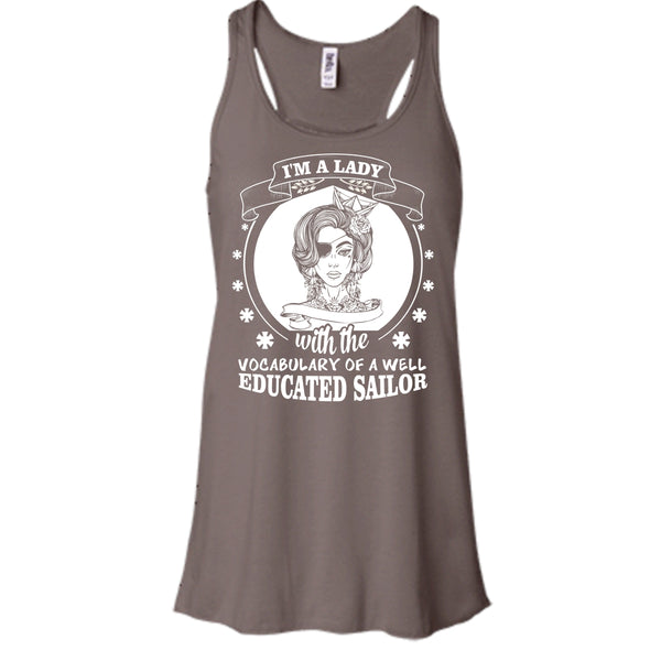 I'm A Lady Shirt, With The Vocabulary Of A Well Educated Sailor Shirt