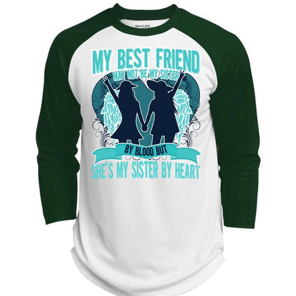 She's My Sister By Heart T Shirt, I Love Sister T Shirt, Awesome T-Shirts  (Polyester Game Baseball Jersey)