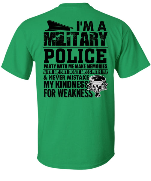 I'm A Military Police T Shirt, I Love Police T Shirt