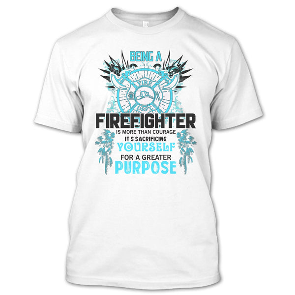 A black t-shirt with the shopify logo