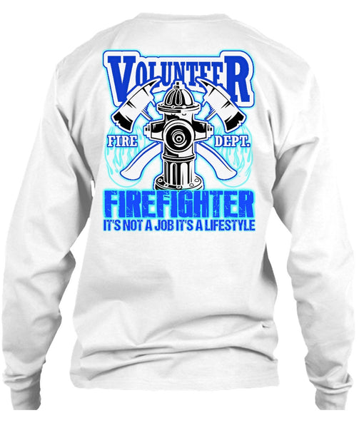 Volunteer Firefighter T Shirt, I Love Firefighter T Shirt