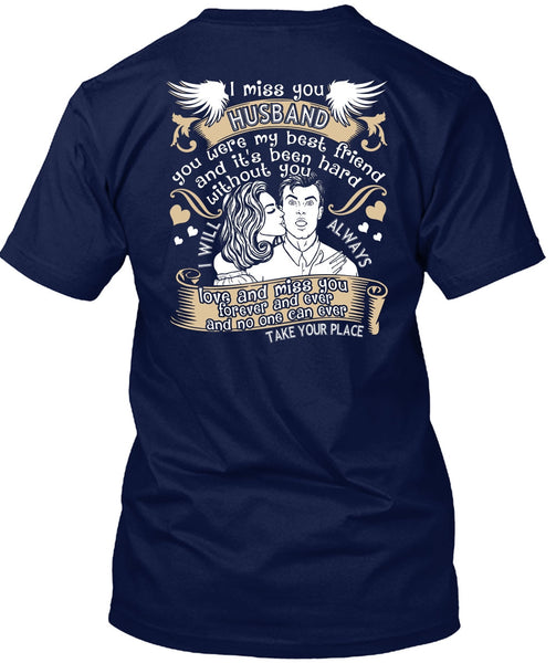 I Miss You Husband T Shirt, Love And Miss You T Shirt