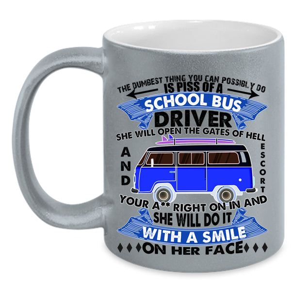 Best Gift For School Bus Driver Coffee Mug, School Bus Driver Accent Mug