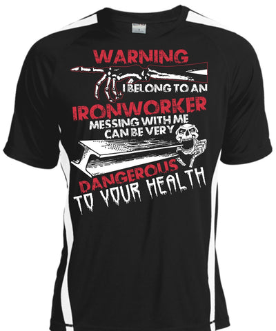 A black t-shirt with the shopify logo