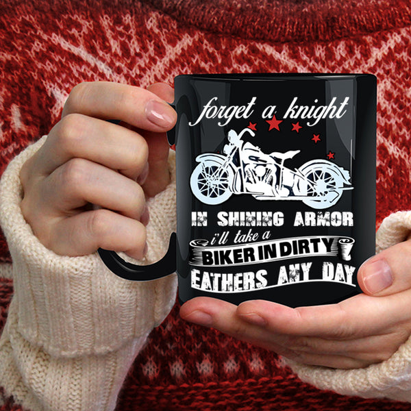 I'll Take A Biker In Dirty Coffee Mug, Cool Biker Coffee Cup