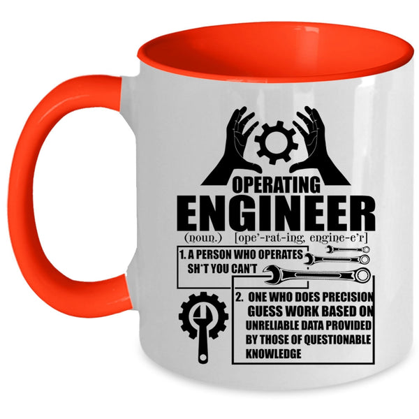Awesome Operating Engineer Coffee Mug, Operating Engineer Accent Mug