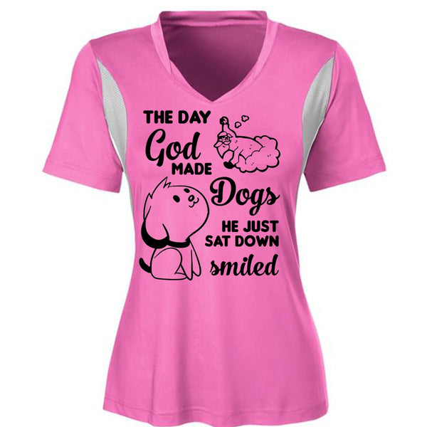 The Day God Made Dogs He Just Sat Down Smiled T Shirt, Favorite T Shirt, I Love Dog T Shirt