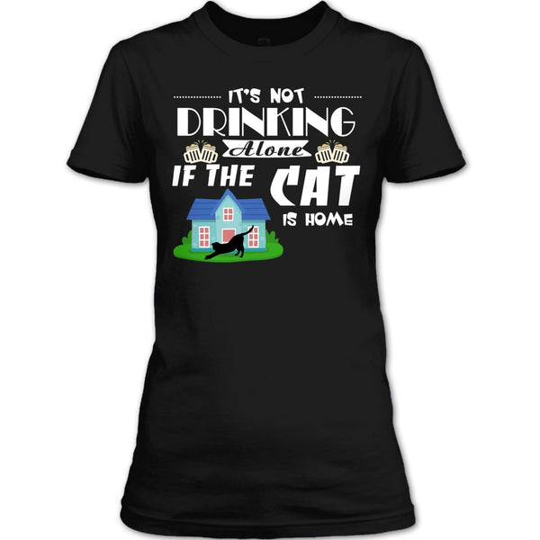 A black t-shirt with the shopify logo