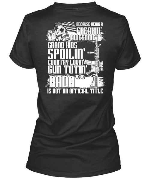 Grandkids Spoiling Country Loving Gun T Shirt, I Love Veteran T Shirt