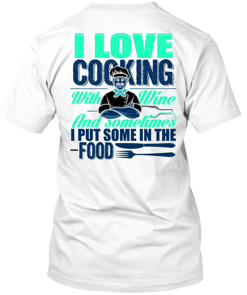 A black t-shirt with the shopify logo