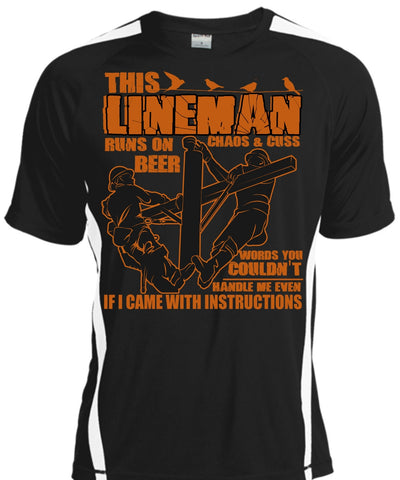 A black t-shirt with the shopify logo