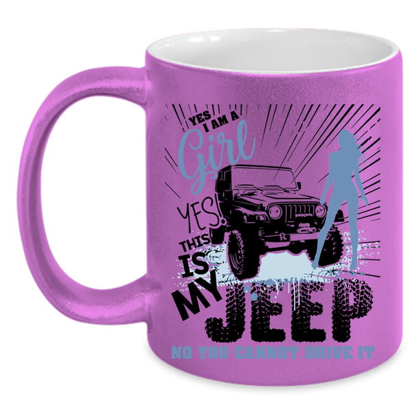 This Is My Jeep Coffee Mug, I Am A Girl Accent Mug