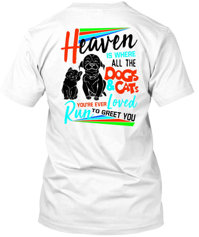 A black t-shirt with the shopify logo