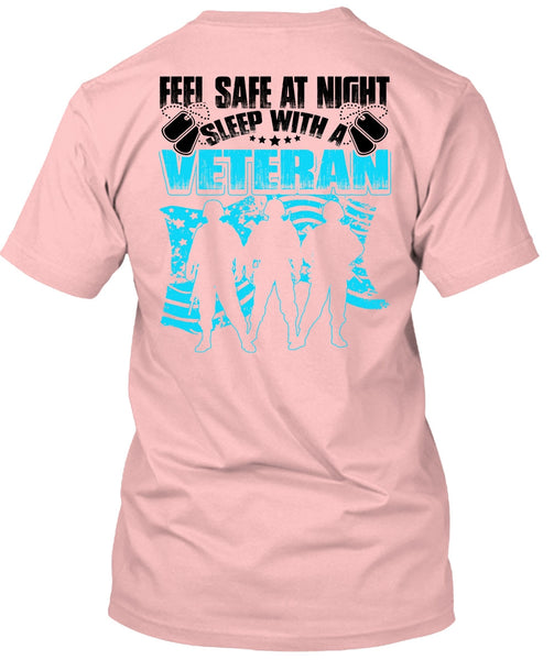 Sleep With A Veteran T Shirt, I Love Veteran T Shirt