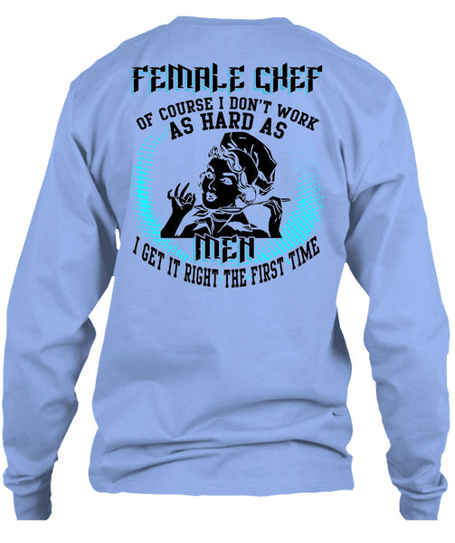 Female Chef T Shirt, I Love Chef T Shirt