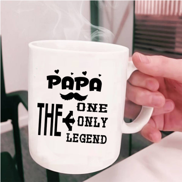 Awesome Gift For Papa Coffee Mug, Papa The One The Only Cup