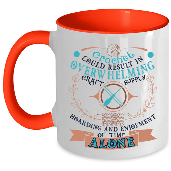 Cool Gift For Crocheter Coffee Mug, Crochet Accent Mug