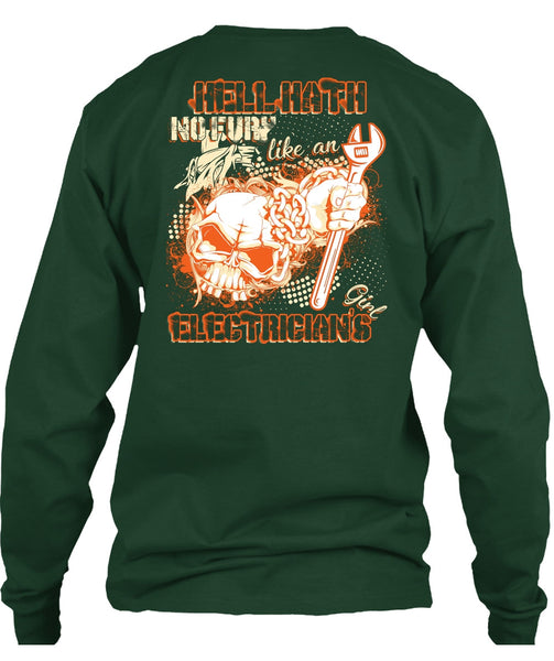 Like An Electrician's Girl T Shirt, Being An Electrician T Shirt