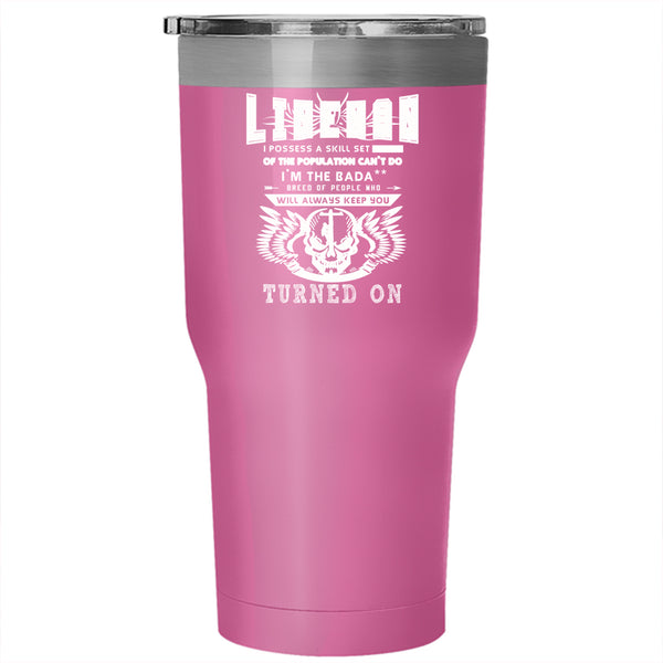Lineman Tumbler 30 oz Stainless Steel, Cool Gift For Linemen Travel Mug