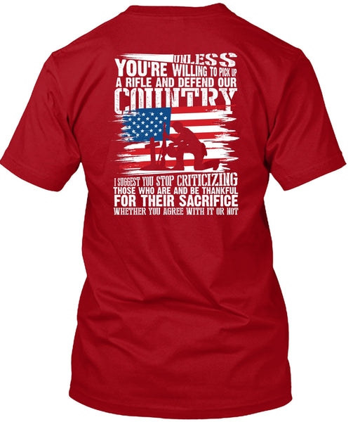 Defend Our Country T Shirt, Being A Veteran T Shirt