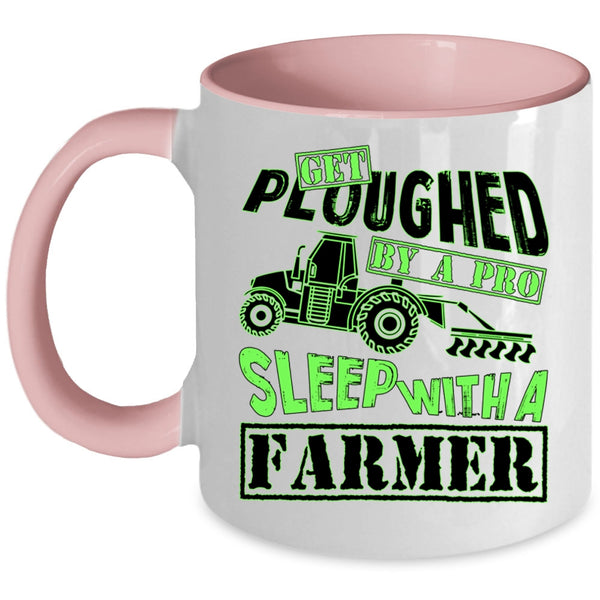 Cute Gift For Farmer Coffee Mug, Sleep With A Farmer Accent Mug
