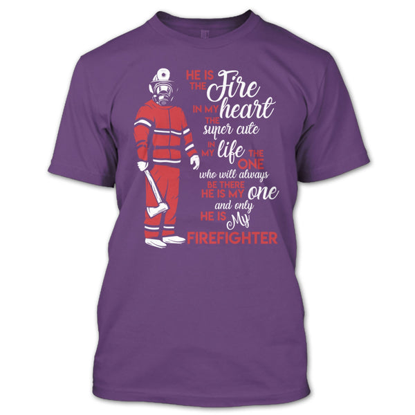 My Man Risk His Life To Save Strangers T Shirt, Coolest Firefighter T Shirt